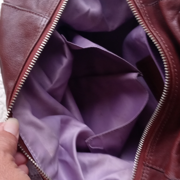 COACH BROWN LEATHER BAG - Picture 8 of 10